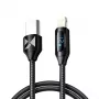 Wozinsky WUCLC1 Lightning to USB-C kabelis 36W 480Mb/s 1m Juodas