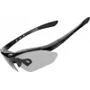 ROCKBROS Photochromic Cycling Glasses UV400 TR90 Frame - Black