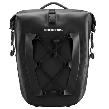 Rockbros 30140022001 Vandeniui Atsparus Dviračio Krepšys Galiniam Bagžininkui - Juoda