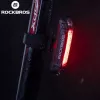 ROCKBROS A54BK Užpakalinis Dviračio Žibintas su Micro USB Laidu - Juodas