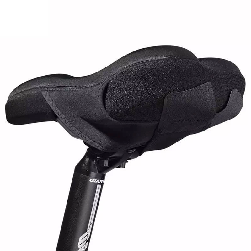 ROCKBROS Gel Bicycle Saddle Cover LF047-B Silicone Size L Black