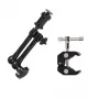 HURTEL Clamp Mount for Camera, Camcorder, Microphone