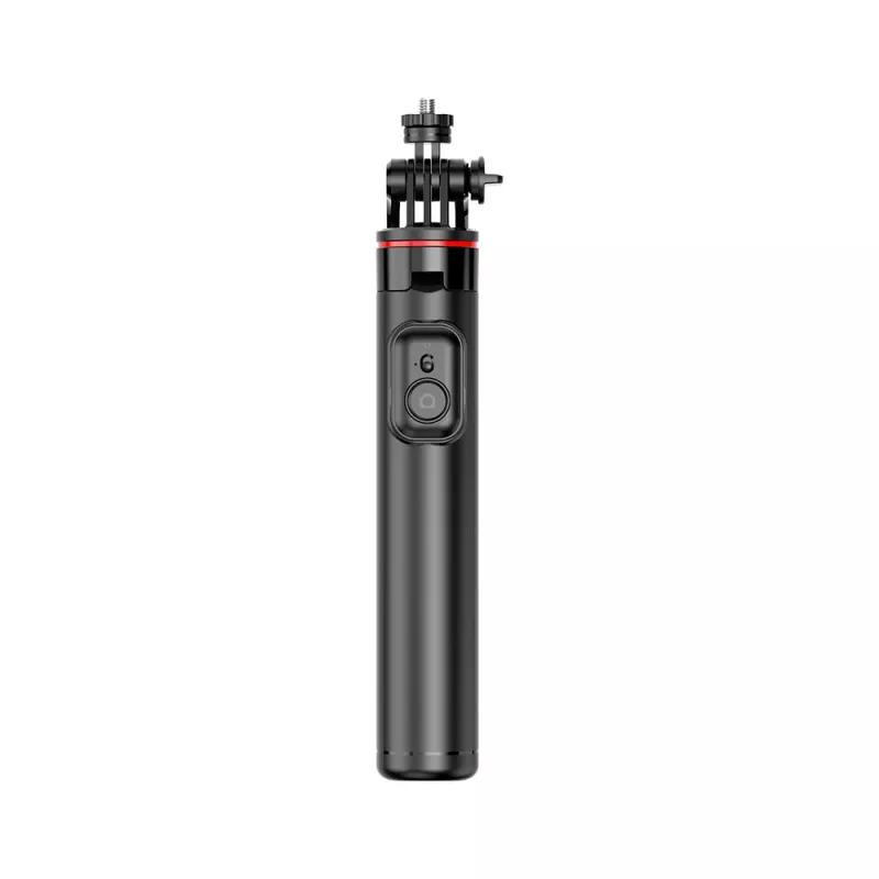 HURTEL Selfie Stick WC13YDS Telescopic Tripod 1.3m su Dviguba LED Šviesa ir Telefono Laikikliu - Juoda