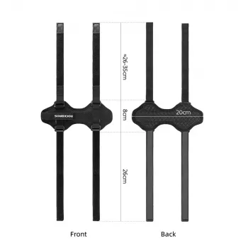 ROCKBROS Dviratis Laikiklis Bluetooth Garsiakalbiui ar Vandens Buteliui - Juoda
