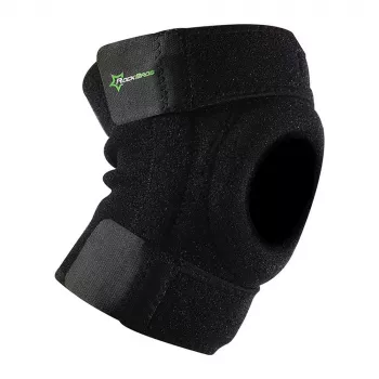 ROCKBROS LF1106L Sportinis kelių raištis girnelės ir kelio sąnario apsaugai, dydis L - Juoda