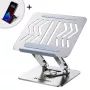 Wozinsky 360° Silver Laptop Stand su telefono laikikliu