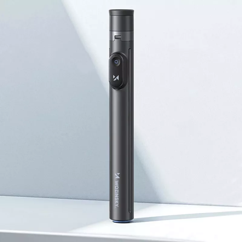 Premium Selfie Stick Wozinsky WRZP1 su automatiškai išsiskleidžiančiomis kojelėmis, trikojo funkcija, 1,7 m – juoda
