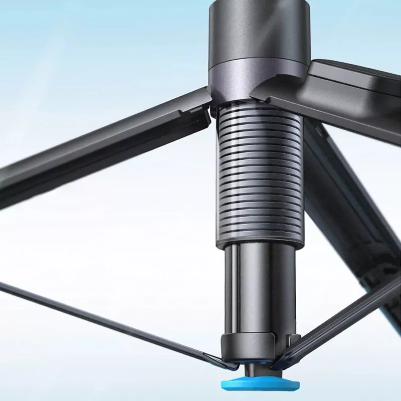 Premium Selfie Stick Wozinsky WRZP1 su automatiškai išsiskleidžiančiomis kojelėmis, trikojo funkcija, 1,7 m – juoda