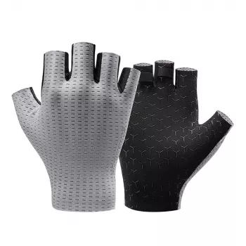 ROCKBROS Cycling Gloves Short Finger Breathable XXL Grey