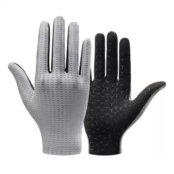 Pirštinės dviračiui ROCKBROS Breathable Full Finger Size L Pilka