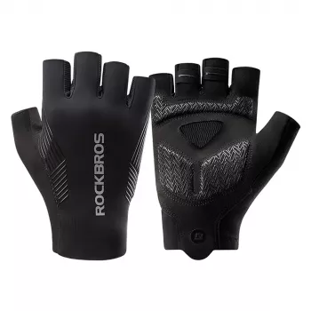 ROCKBROS Dviračio Pirštinės Trumpais Pirštais Pavasaris/Vasara/Ruduo XXL Juodos