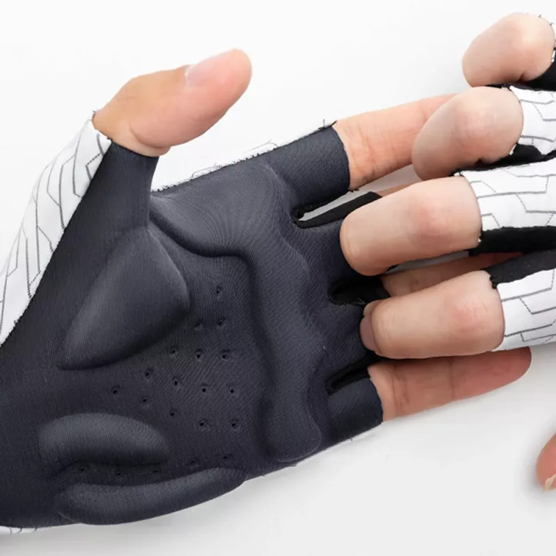 ROCKBROS MTB Dviračių Pirštinės XL Baltos-Juodos