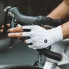 ROCKBROS Road Cycling Gloves Half Finger Size L White Black
