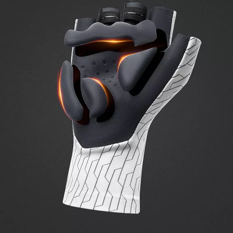 ROCKBROS Road Cycling Gloves Short Finger XL White Black