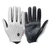 ROCKBROS Full Finger Cycling Gloves Spring/Summer XL White-Black