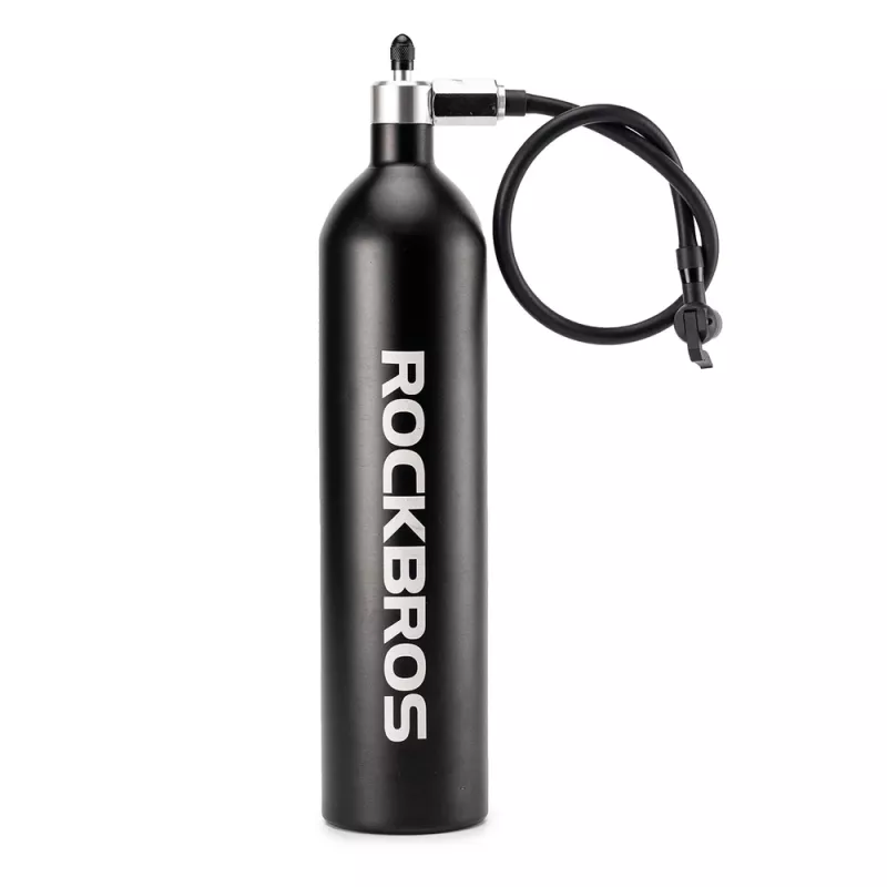 ROCKBROS Tubeless Tire Inflator Air Tank 1.2L 200 PSI - Black