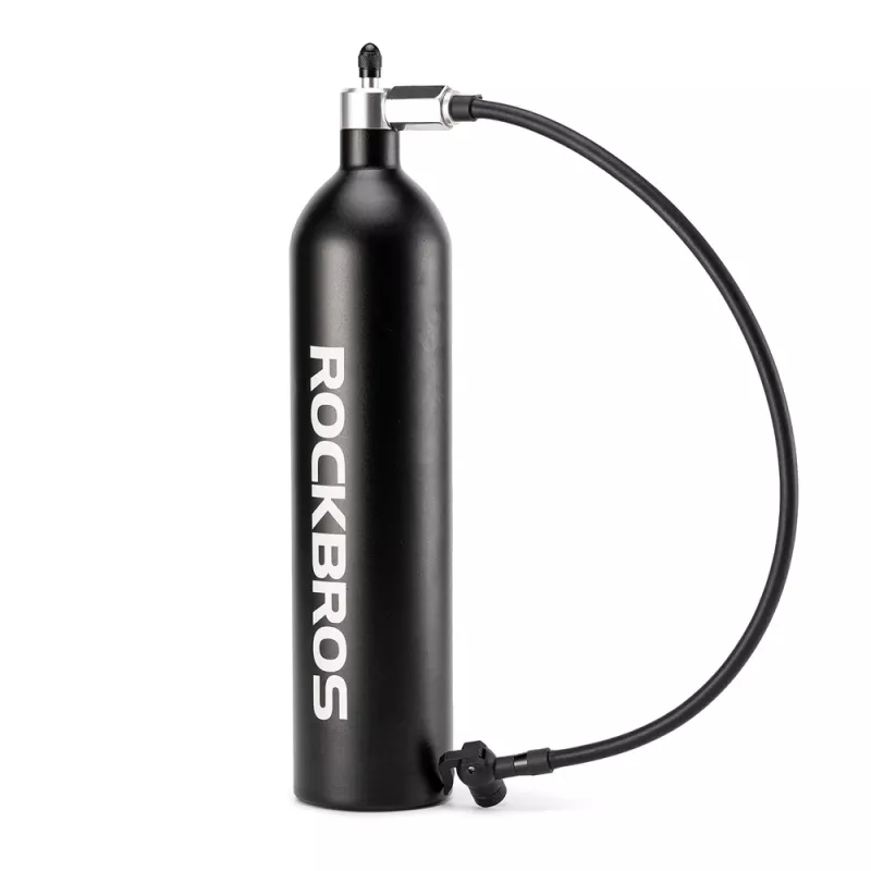 ROCKBROS Tubeless Tire Inflator Air Tank 1.2L 200 PSI - Black