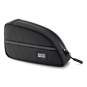 ROCKBROS Dviračio rėmo krepšys 0,8L Juodas