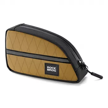 ROCKBROS Dviračio rėmo krepšys 0,8L Ruda