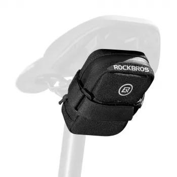 ROCKBROS Mini Saddle Bag su CO2 Balionėlio Laikikliu - Juoda/Žalia