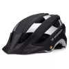 Wozinsky MTB šalmas su nuimamu skydeliu, lengvas 57-62 cm Juodas-Sidabrinis