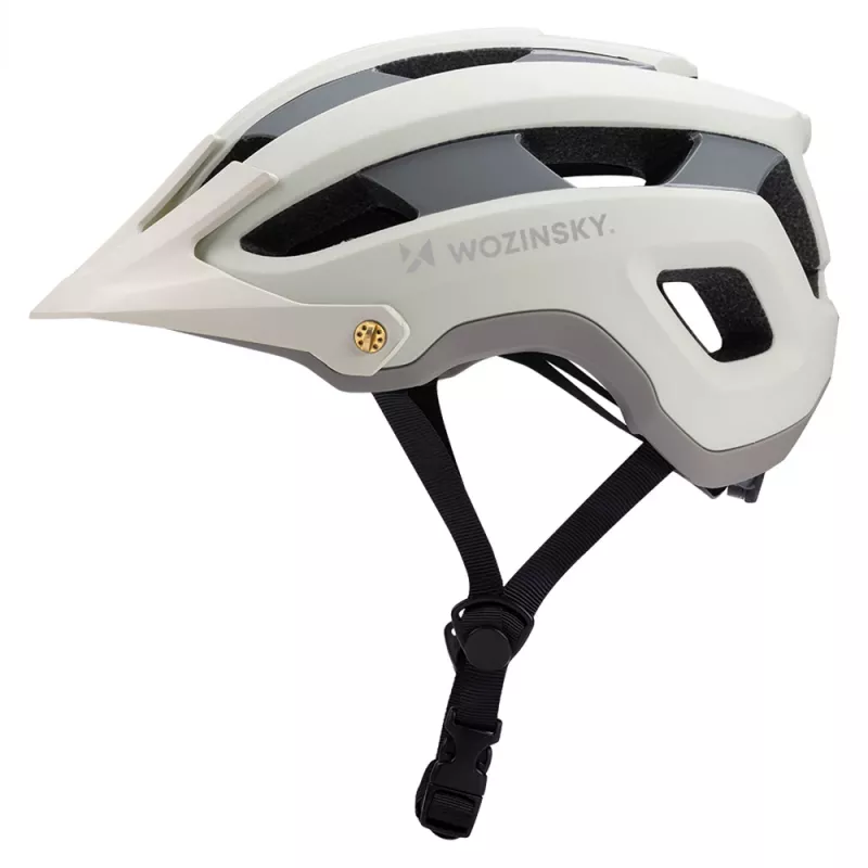 WOZINSKY MTB Šalmas su Nuimamu Antveidžiu, Lengvas, 57-62 cm - Pastelinė Žalia