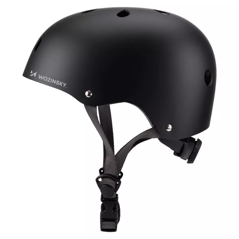 Wozinsky BMX / Scooter Helmet Lightweight 54-58 cm Black