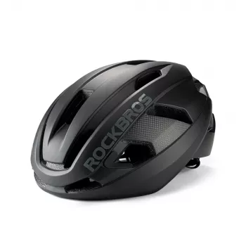 ROCKBROS LK-15 Anglies Pluošto Dviračio Šalmas 58-62 cm Juodas