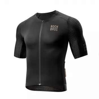 Rockbros YDDX011 Diamond Short Sleeve Cycling Jersey XXL Black
