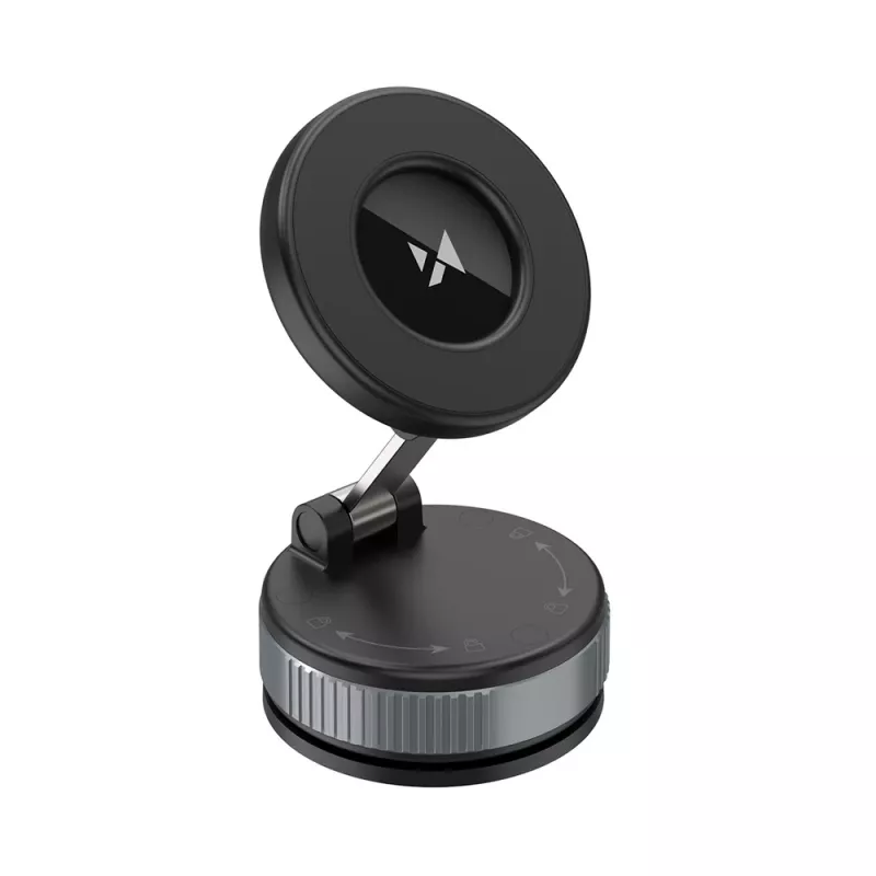 Wozinsky WUSM-01 Magnetinis laikiklis automobiliui ant prietaisų skydelio / priekinio stiklo - juodas