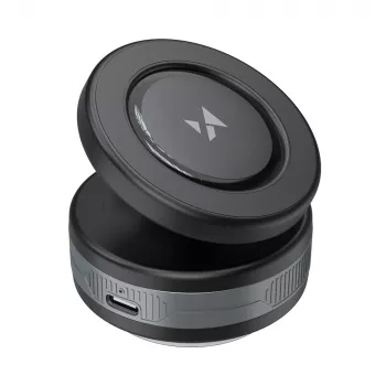 Wozinsky WUSQ-01 Automobilinis laikiklis su belaidžiu Qi įkrovikliu, suderinamas su MagSafe – juodas