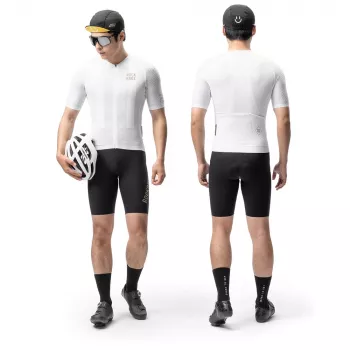 ROCKBROS YDDX011 Diamond Short Sleeve Cycling Jersey XS White