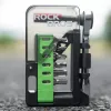 ROCKBROS Dviračių Remonto Rinkinys su Mini Reketu ir 14 Antgalių - Skaidriai Žalia