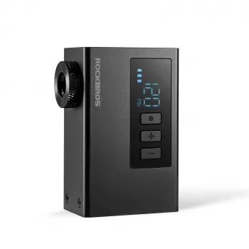 ROCKBROS AS240 PRO Nešiojamas Elektrinis Oro Siurblys 120 PSI Kompresorius 840mAh USB-C - Juodas