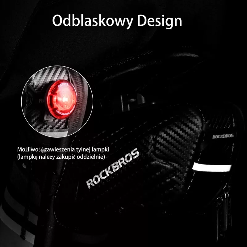ROCKBROS B59 Dviračio balno krepšys 1.5L – Juodas