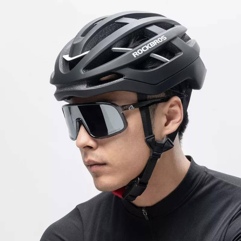 ROCKBROS HC-58BK-L Dviračio Šalmas 58-61 cm Juoda/Pilka