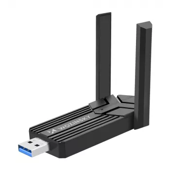 Wozinsky WAX-1800 Dual-Band Wireless USB 3.0 WiFi 6 Adapter - Black