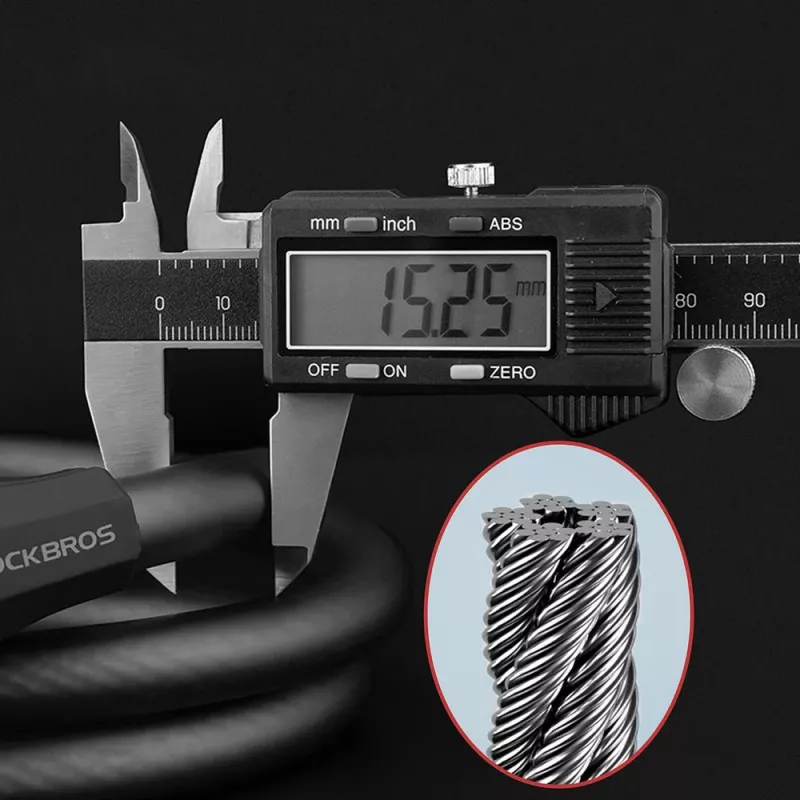Rockbros RKS507 5 skaitmenų kombinacinis dviračio spynos kabelis