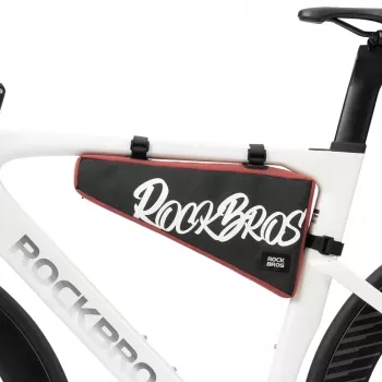 Rockbros G008 Flash Journey Dviračio Rėmo Krepšys – XL, Raudonas
