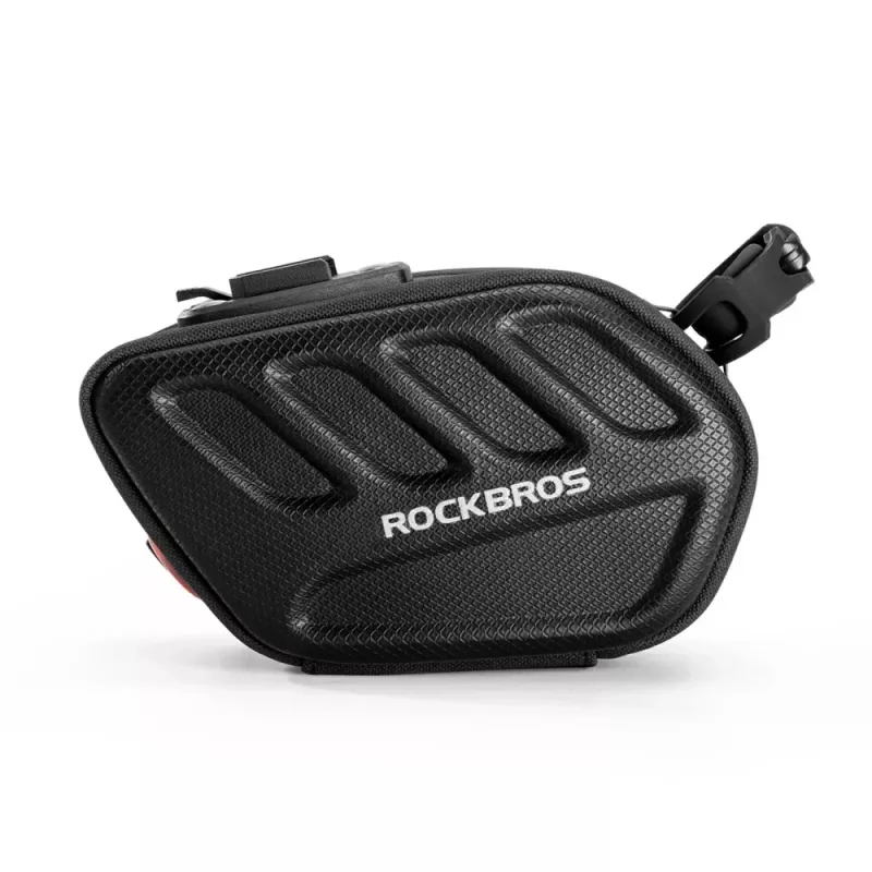 Rockbros C61 balno rankinė su išmaniuoju galiniu žibintu, 0,45 l, juoda