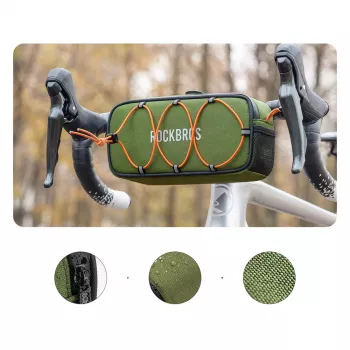 Rockbros TL001 ROAD TO SKY Vairinis Krepšys 1.9L Vandeniui Atsparus – Žalias