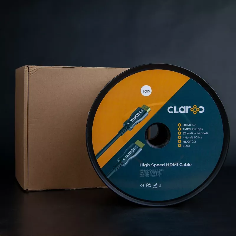 Claroc HDMI 2.0 AOC 4K@60Hz 50 m Active Optical Cable