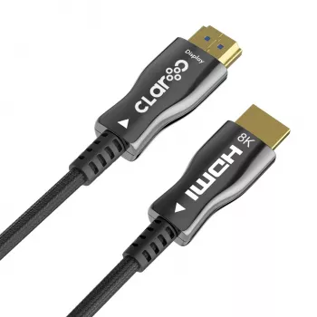 Claroc PRO-HDMI-21-10M Active Optical HDMI 2.1 laidas 10m (32.8ft) 8K@60Hz 4K@120Hz 48Gbps pintas nailonas