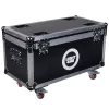 CASE4ME CC80 Cable Box Suitcase - aliumininis rėmas, ABS plokštės, juoda, užrakinama, su pertvaromis