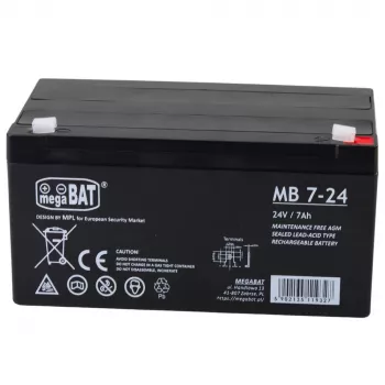 LEAN CARS Vehicle Gel Battery For 24V7AH Battery
