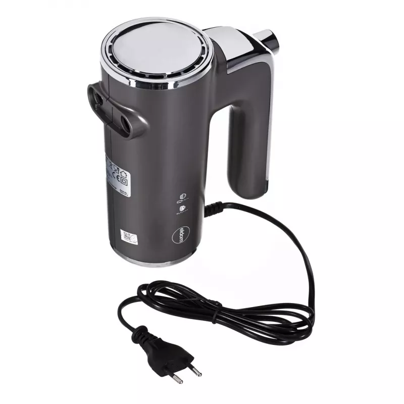 Eldom R110 Robo rankinis mikseris, 400 W, 5 greičiai, turbo funkcija, plakimo ir maišymo antgaliai, sidabrinės spalvos (R110 robo)