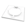 Eldom TWO610 elektroninės svarstyklės, 180 kg, grūdintas stiklas, juoda/permatoma