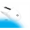 AQIRYS Zephyr belaidė žaidimų pelė, 2,4 GHz + Bluetooth, 26000 DPI, balta
