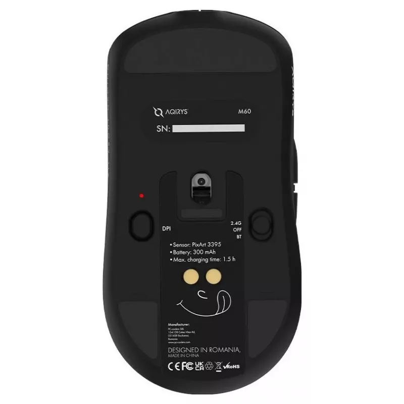 AQIRYS M60 Gaming Mouse Black