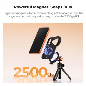KF rėmelinis dėklas su Magsafe iPhone 17 Pro + 58 mm objektyvo laikikliu Kf15.0019